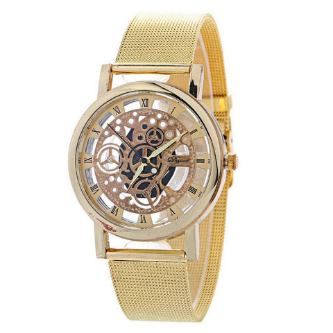 Gold Quartz watch