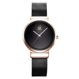Women Fashion Round Analog Quartz