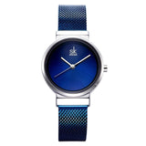 Women Fashion Round Analog Quartz
