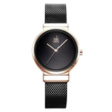 Women Fashion Round Analog Quartz